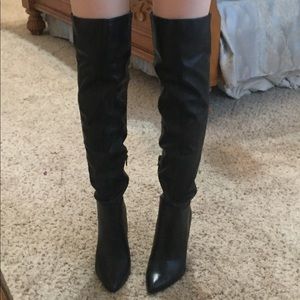 NEW Black Thigh High Boots